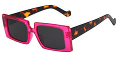 Women's Rectangle 'Sun Fun' Vintage Jelly Sunglasses