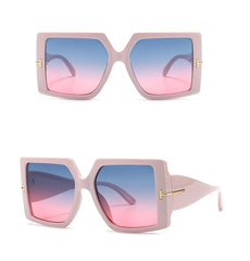 Women's Square 'Summer Gigli' Plastic Sunglasses