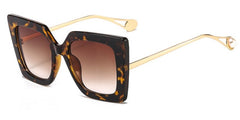 Women's Square 'Tiny Ban' Plastic Sunglasses