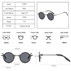 Women's Small Round 'Simply Shades' Metal Sunglasses