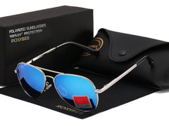 Men's Polarized 'Nitro' Aviator UV400 Sunglasses