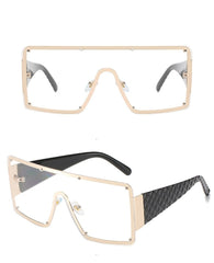 Women's Oversized 'Lagoon' Square Sunglasses