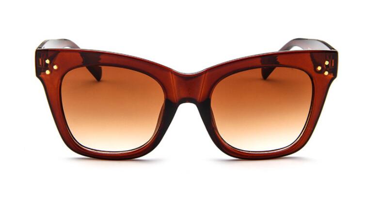 Women's Luxury 'Fine Line' Browline Sunglasses