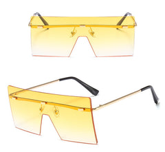 Women's Gradient 'Cyber' Square Sunglasses