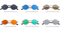 Women's Round 'Funky' Steampunk Sunglasses