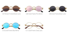 Women's Round 'Funky' Steampunk Sunglasses