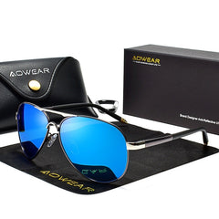 Men's Aviation 'Dispencer' Polarized Sunglasses