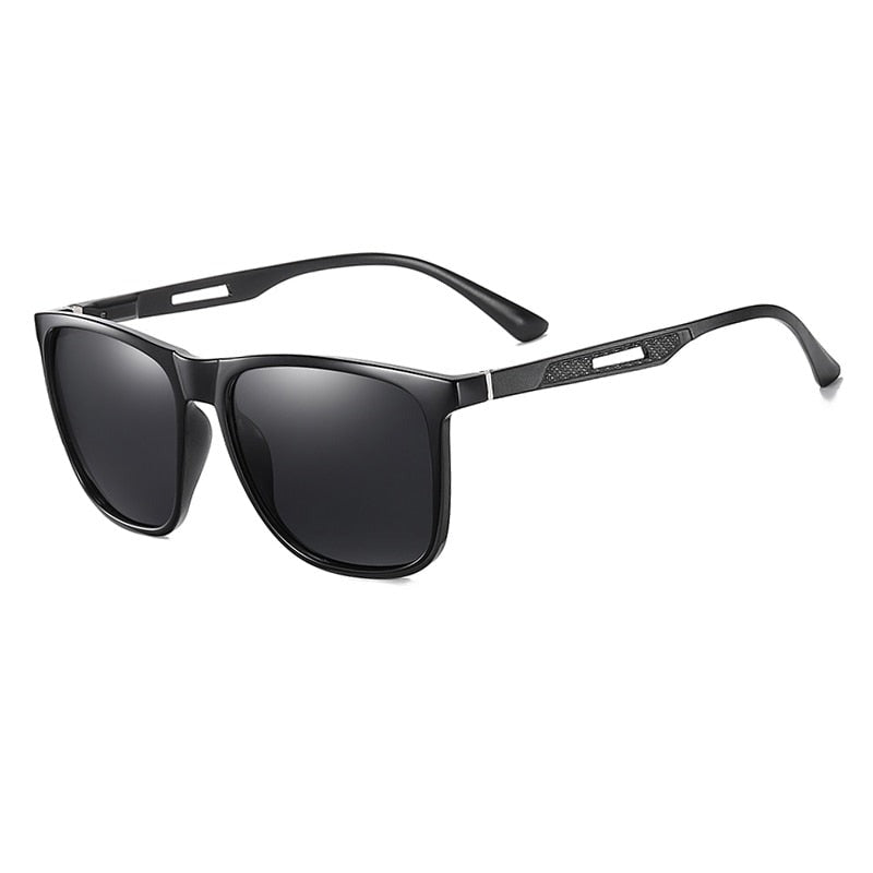 Men's Square 'Infrared' Plastic Sunglasses