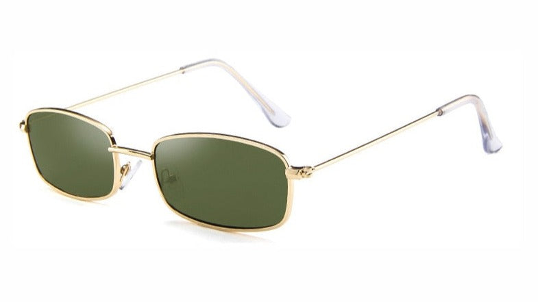Men's Small Rectangle 'Small Zion' Metal Sunglasses