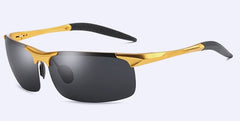 Men's Polarized Sports 'Lazar Eye Wear' Metal Sunglasses