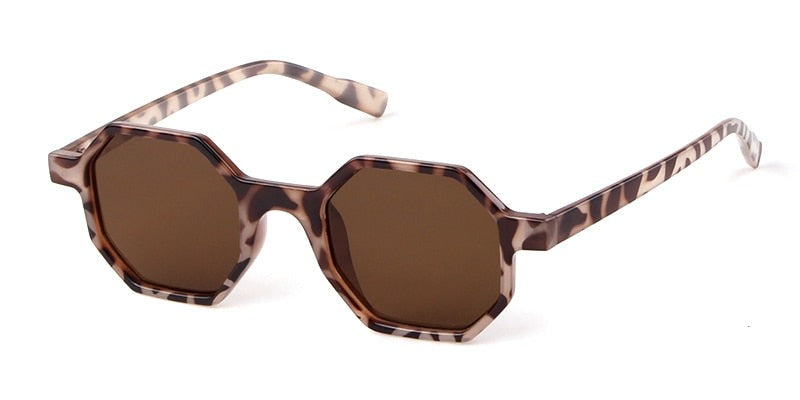 Women's Octagon 'Wilderness' Leopard Sunglasses