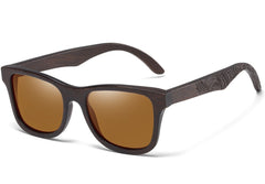 Men's Natural Handmade Oval 'Eden ' Wooden Sunglasses