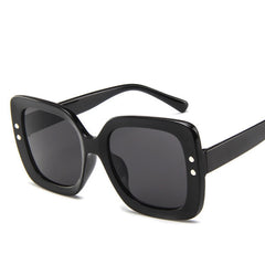 Women's Square Retro 'Edie Athens' Plastic Sunglasses