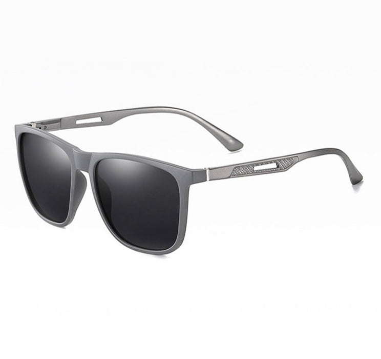 Men's Square 'Infrared' Plastic Sunglasses