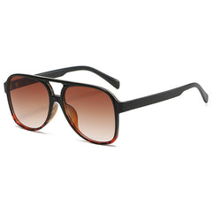 Women's Oversized Round 'Sassy' Plastic Sunglasses