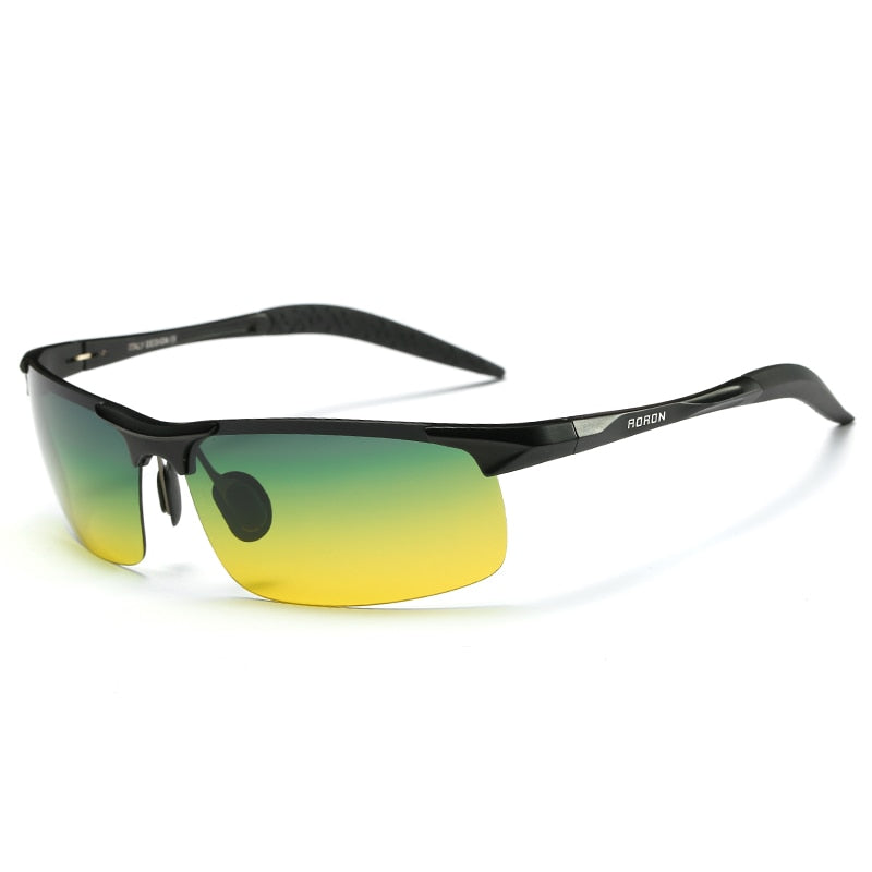 Men's Aviator Sports  'Midnight Shades' Plastic Sunglasses