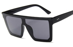 Women's Oversized Square 'Lush' Plastic Sunglasses