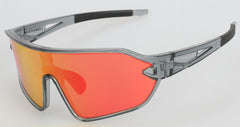 Men's Cycling Polarized 'Wrath' Plastic Sports Sunglasses