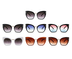 Women's Oversized 'Hidden Beauty' Cat Eye Sunglasses