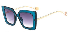 Women's Square 'Tiny Ban' Plastic Sunglasses