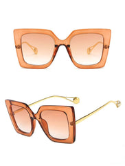 Women's Oversized 'Beyonce Freshness' Plastic Sunglasses