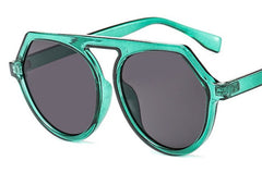 Women's Oversized Round 'Diafa ' Plastic Sunglasses