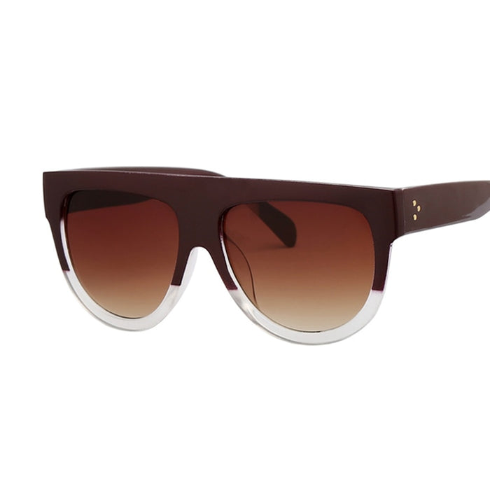 Women's Oversized Frame 'Black Shades' Square Sunglasses