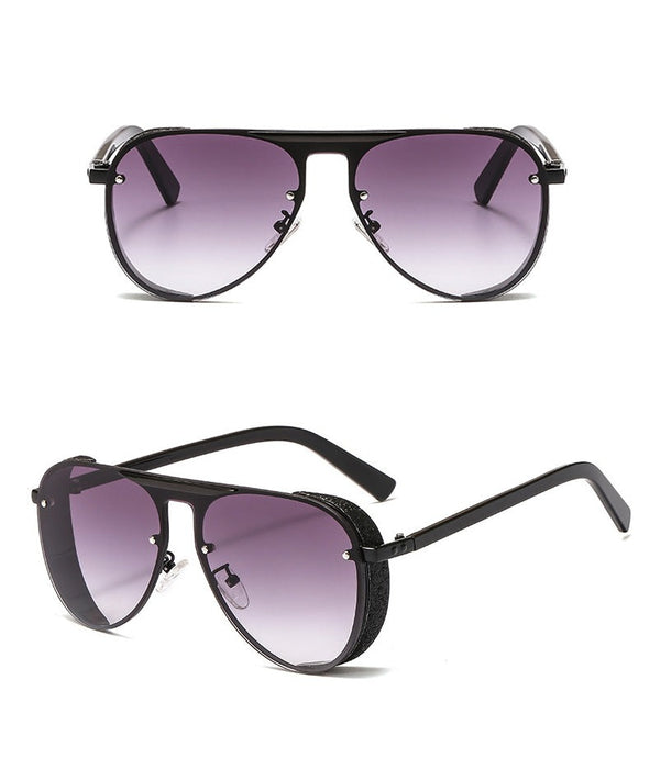 Men's Steampunk 'Cool Grey' Photochromic Sunglasses