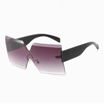 Women's Rimless 'See Through' Browline Sunglasses