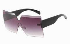 Women's Rimless Square 'Briana Summer' Plastic Sunglasses