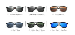 Men's Square 'Mario' Polarized Sunglasses