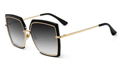 Women's Square 'Passion Collective' Metal Sunglasses