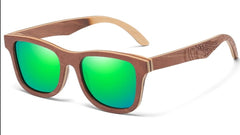 Men's Polarized Oval 'Kismet ' Wooden Sunglasses