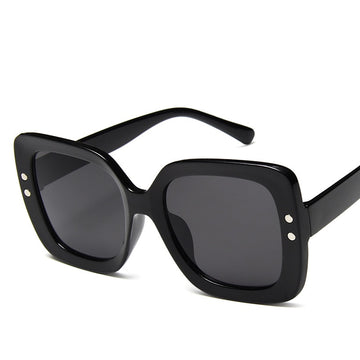 Women's Luxury Square 'Kissed' Plastic Sunglasses