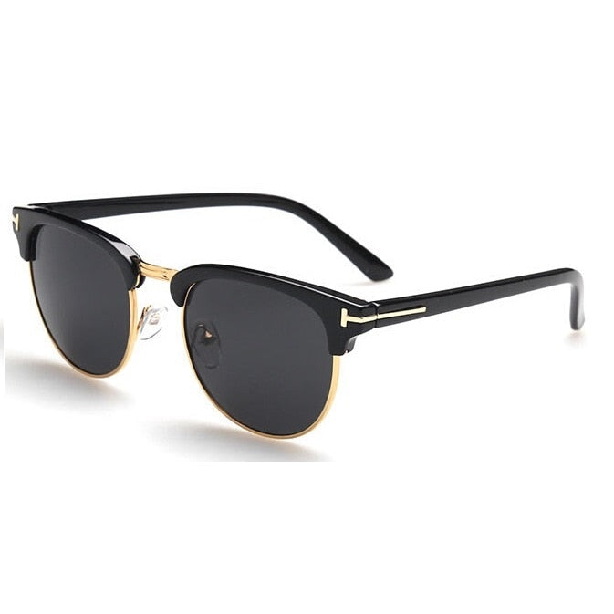 Men's Round 'Mission Impossible' Plastic Sunglasses