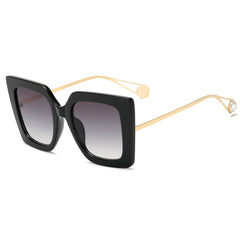 Women's Luxury Cat Eye 'Sunset' Metal Sunglasses