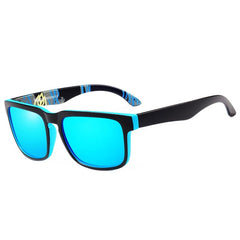 Men's Vintage Square 'Fine Peak' Polarized Sunglasses