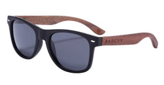 Men's Polarized Rectangle 'Bruno' Wooden Sunglasses