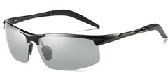 Men's Cycling Semi Rimless 'Lynch' Metal Sports Sunglasses