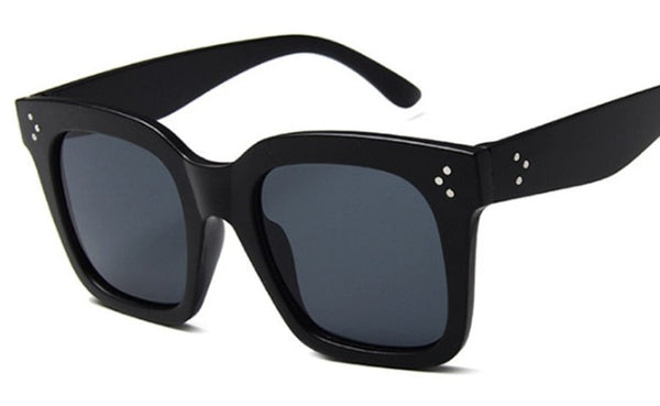 Women's  Oversized Square 'Laden' Plastic Sunglasses