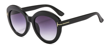 Women's Retro Round 'Galaxy' Plastic Sunglasses