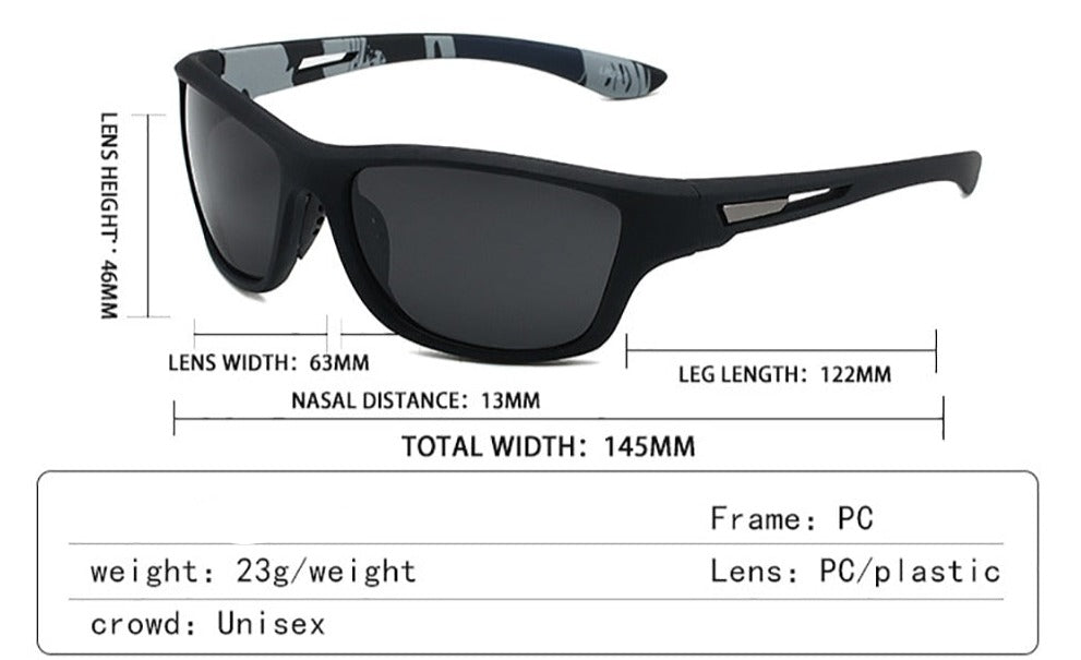 Men's UV Protection 'Aero' Sport Polarized Sunglasses