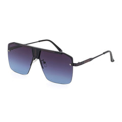 Men's Oversized Square 'Road House' Metal Sunglasses