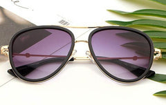 Men's Aviator 'Bacchus' Metal Sunglasses