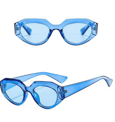 Women's Punk Oval 'Lila Eye Wear' Plastic Sunglasses