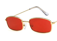 Men's Small Rectangle 'Small Zion' Metal Sunglasses