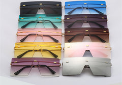 Women's Gradient 'Cyber' Square Sunglasses