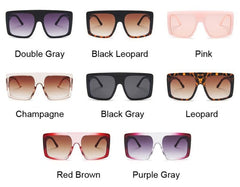 Women's Oversized Square 'Creep ' Plastic Sunglasses