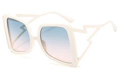 Women's Bow Shape 'Area 51' Square Sunglasses