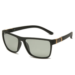 Men's Square Flexible 'Reflect' Plastic Sunglasses